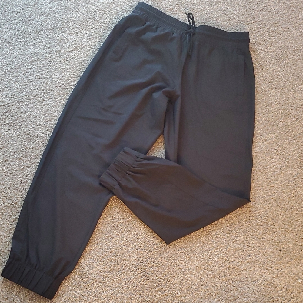 White Birch Black Jogger Pants